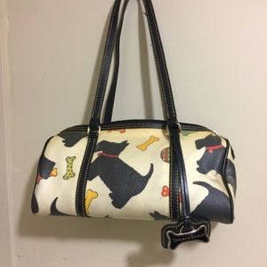 Dooney & Bourke Scottie Ivory hand shoulder bag